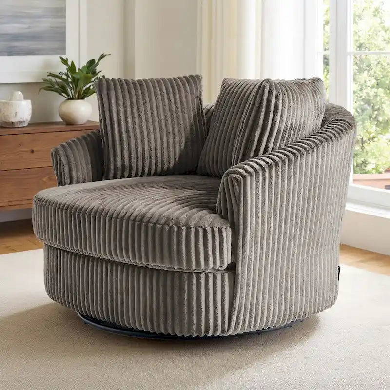 Fauteuil baquet pivotant déhoussable à bras encastrés DREAMSIDEA